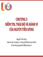 Học phần Hành vi người tiêu dùng