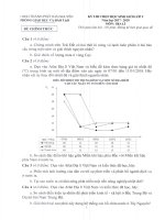 Đề thi HSG Địa lí lớp 9 cấp huyện TP Thái Nguyên, tỉnh Thái Nguyên 2017-2018 - Học Toàn Tập