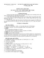 Đáp án tốt nghiệp THPT Quốc Gia môn Tiếng Pháp hệ 3 năm 2004-2005 - Học Toàn Tập