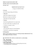 NỘI DUNG ÔN TẬP MÔN VĂN LẦN 3 KHỐI 6 7 8 9