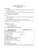 TÀI LIỆU HƯỚNG DẪN HỌC Ở NHÀ CHỐNG DỊCH COVID-19 - MÔN KHOA HỌC LỚP 4 - BÀI: NHU CẦU NƯỚC CỦA THỰC VẬT (TUẦN 29)