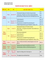 Lịch báo giảng Tuần 24 - Khối 2.