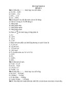 ĐỀ ÔN MÔN TOÁN 5 TUẦN 21,22,23