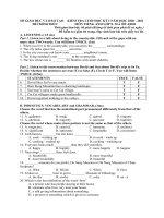 Đề thi các khối 6 - 9 của Bình Dương