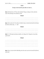 NGUYỄN VĂN TRỖI - ÔN TẬP KIẾN THỨC LỚP 3