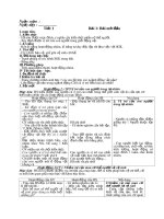 Tiết 1 Bài 1 Bài mở đầu