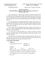 hồ sơ hội nghị cán bộ công chức năm học 2020  2021  trung học cơ sở cát lái