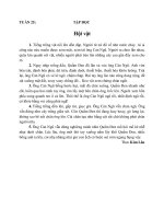 * Phiếu học tập - Khối 3 - Tuần 25