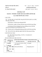 Giáo án ATGT tuần 28 lớp 4.