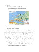 THAM KHẢO MỘT SỐ ĐỀ ÔN THI HK2 - NĂM HỌC 2017- 2018 (MÔN ĐỊA LÝ KHỐI 7)