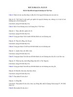 Đáp án Địa 8-tuần 24&25