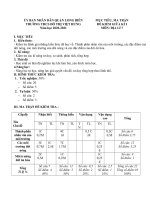 Đề thi giữa kì Địa lí 7 năm học 2020 - 2021