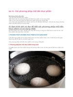 Công nghệ 6: Bài 18 - Các phương pháp chế biến thực phẩm