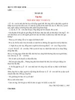 bài tập toán  tiếng việt tuần 22  tiểu học bế văn đàn