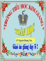 Tuần 6. Toán -  Tiết 30