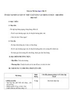 Tải Giáo án Thể dục lớp 3: Bài 31 - Bài tập rèn luyện tư thế và kỹ năng vận động cơ bản (RLTTCB)