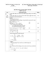 Đáp án HSG Vật lí thực hành lớp 9 An Phú, An Giang 2018-2019 - Học Toàn Tập