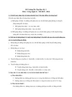 Hướng dẫn ôn tập HK 1 - NH 2015 - 2016 (lần 3)