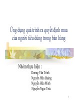 Học phần Hành vi người tiêu dùng