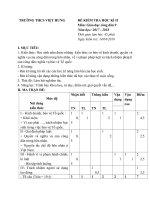 Đề Kiểm tra GDCD 9 học kì II năm học 2017 - 2018