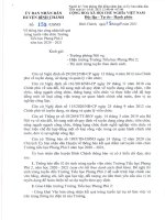 Thông báo công nhận kết quả trúng tuyển viên chức Trường Tiểu học Phong Phú 2 năm học 2020-2021