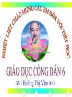 Bài 10: TÍCH CỰC TỰ GIÁC TRONG HOẠT ĐỘNG TẬP THỂ VÀ TRONG HOẠT ĐỘNG XÃ HỘI