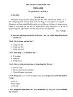 Bài tập thứ sáu ngày 1 tháng 5 năm 2020 - Khối 2