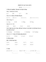 ÔN TẬP TOÁN - TIẾNG VIỆT LỚP 2 - NGHỈ DỊCH COVID - 19