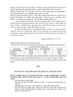 THAM KHẢO MỘT SỐ ĐỀ ÔN THI HK2 - NĂM HỌC 2017- 2018 (MÔN ĐỊA LÝ KHỐI 9)