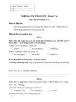 phiếu bài tập  khối 2  tuần 27  tiểu học chi lăng