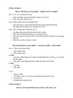 Đáp án môn Công nghệ 8,9 tuần 22 23