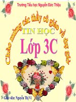 tin lớp 3  website trường tiểu học nguyễn đức thiệu  đại lộc  quảng nam