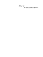 Giáo án Tuần 15- Nguyễn Thị Cẩm Huyền