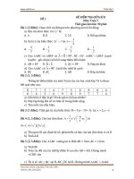 Bộ đề ôn thi giữa Học kì 2 môn Toán lớp 7