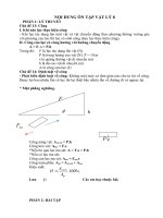 Tóm tắt kiến thức và bài tập Vật Lý 8