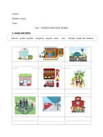 bài tập môn tiếng anh ôn tập ở nhà cho hs lớp 1 2 3 4 5 nghỉ học phòng chống dịch bệnh covid19  tiểu học huỳnh văn ngỡi