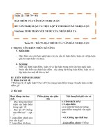 Môn Ngữ Văn Lớp 7 - tuần 22 - 23