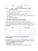 Bài học thứ sáu, ngày 24 tháng 4 năm 2020 - Khối lớp 5