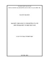 Đạo đức Nho giáo và ảnh hưởng của nó đối với đạo đức xã hội Việt Nam