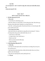 Nội dung môn Sử K6 Tuần 28-29