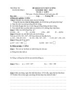 Tải Đề thi khảo sát chất lượng Lớp 3 - Trường TH Xuân Hương tỉnh Bắc Giang -  Năm học 2012 - 2013