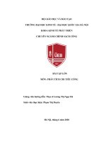 Phân tích tình hình chi tiêu ngân sách của tỉnh Hải Dương giai đoạn 2015 2018