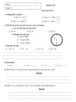 Bài ôn tập cho học sinh khối 2 nghỉ dịch 2019-NCoV ngày 16 tháng 3 năm 2020