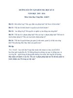 Hướng dẫn ôn tập Kiểm tra Học kỳ 2 môn Giáo Dục Công Dân - Khối 9