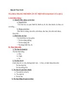 Tài liệu ôn tập trong thời gian nghỉ do dịch COVID-19 - Môn Công nghệ 6 - Bài ghi tháng 3