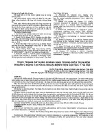 Thực trạng sử dụng kháng sinh trong điều trị nhiễm khuẩn ổ bụng tại khoa ngoại - Bệnh viện Đại học Y Hà Nội