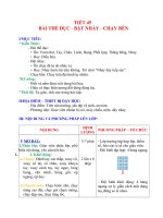 BÀI THỂ DỤC - BẬT NHẢY - CHẠY BỀN