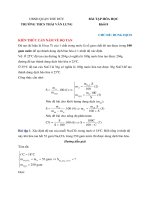 Bài học hóa học 8 tuần 9, 10 HK2