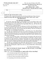 Bài kiểm tra định kì giữa HK2 - Năm học 2019 - 2020 - Môn Tiếng Việt - Lớp 4