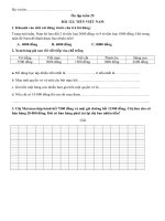 BÀI TẬP MÔN TOÁN LỚP 3 TUẦN 25 (BÀI 3)